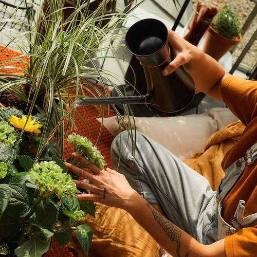Fiskars Indoor Watering Can - Long Reach Spout for Precision Hydration | Ergonomic 40 oz Design