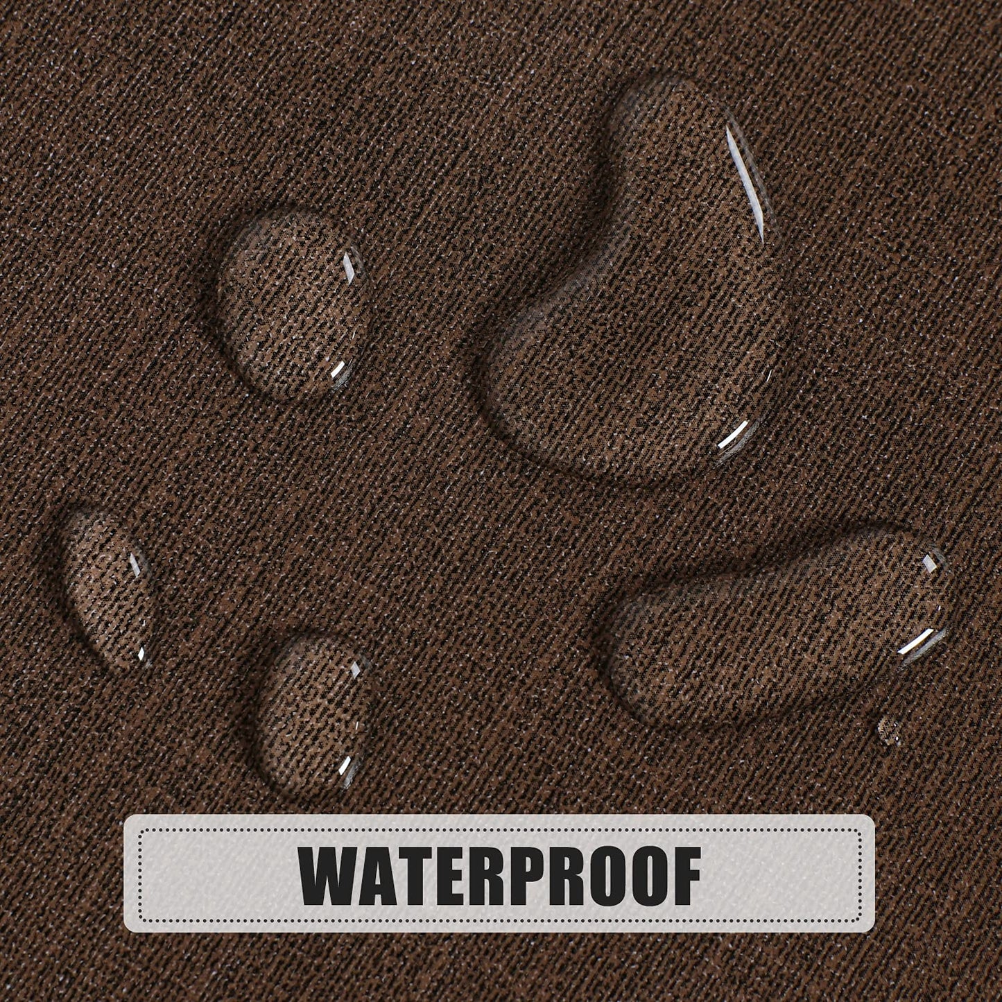sancua 100% Waterproof Round PVC Tablecloth - 60 Inch - Oil Proof Spill Proof Vinyl Table Cloth, Wipe Clean Table Cover for Dining Tables, Buffet Parties and Camping, Coffee