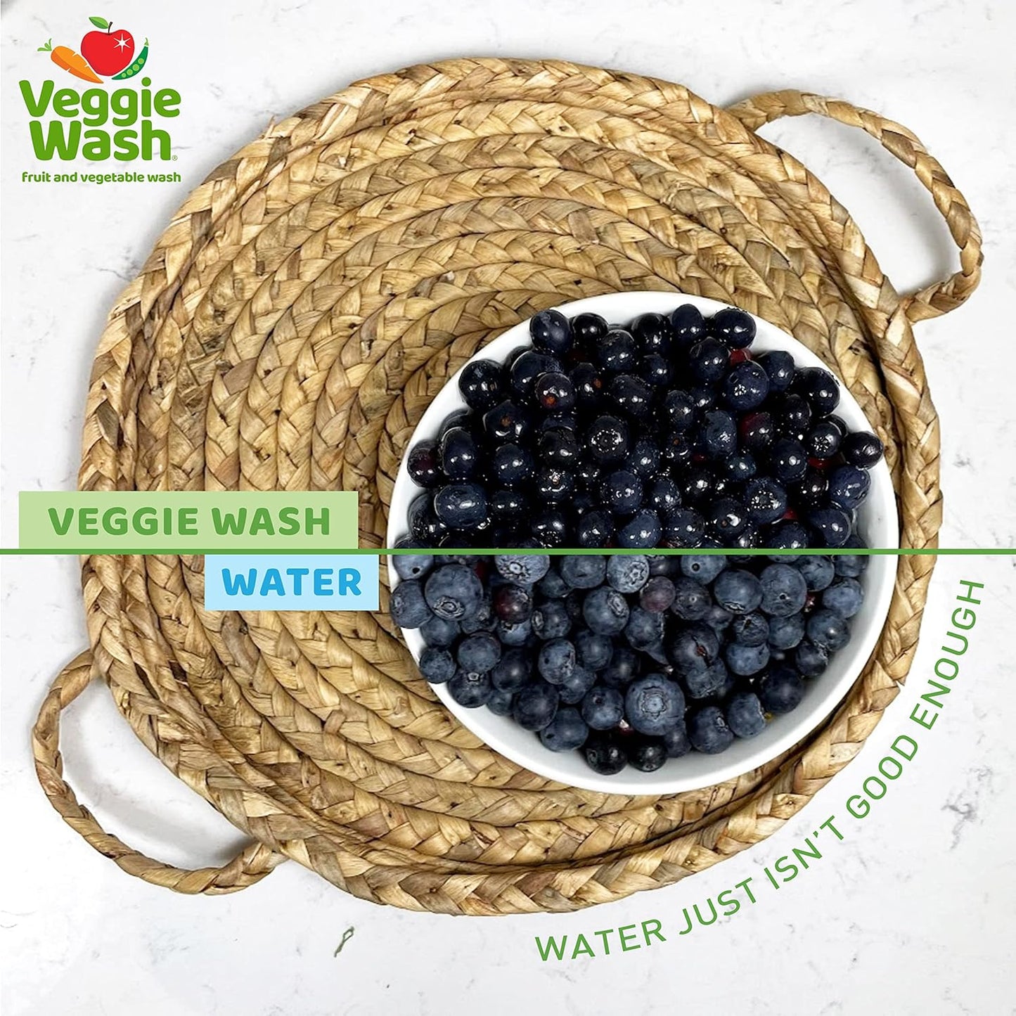 Veggie Wash | Fruit & Vegetable Cleaner - 16 Fl Oz, Pack of 2 for Fresh Produce Care
