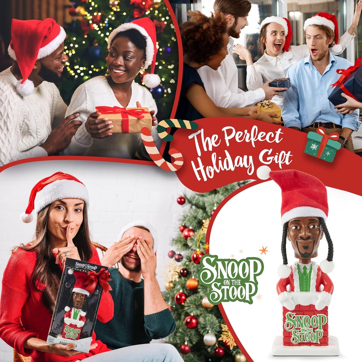 Snoop Dogg Bobblehead - Fun Christmas Dashboard Decoration | Unique Gift Idea