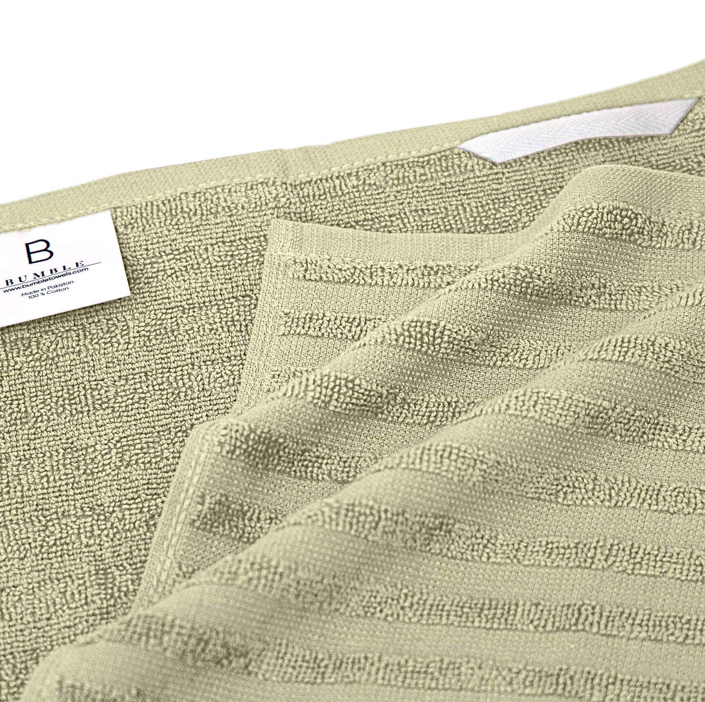 Premium Kitchen Towels (20”x 28”, 6 Pack) | Large Cotton Dish Towels | Flat & Terry Highly Absorbent Kitchen Linen Set with Hanging Loop | Sage