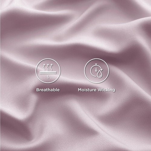 Bedsure Cooling Bed Sheets - Rayon from Bamboo, Breathable & Soft, Deep Pocket Up to 16" | Lavender Hotel Luxury