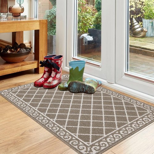 Hebe Indoor Door Mat - 32"x48" Non-Slip Welcome Mat | Washable Dirt Trapper for Entryway & Kitchen