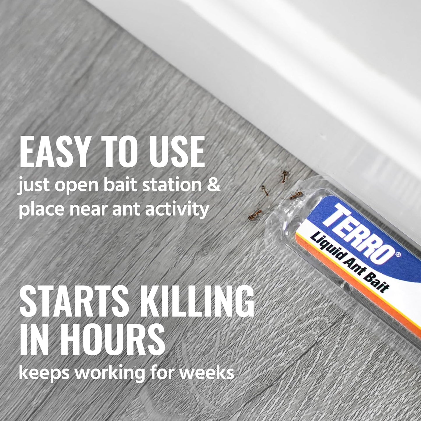 Terro T300-3SR Liquid Ant Killer - Effective 3 Pack Ant Baits for Quick Pest Control