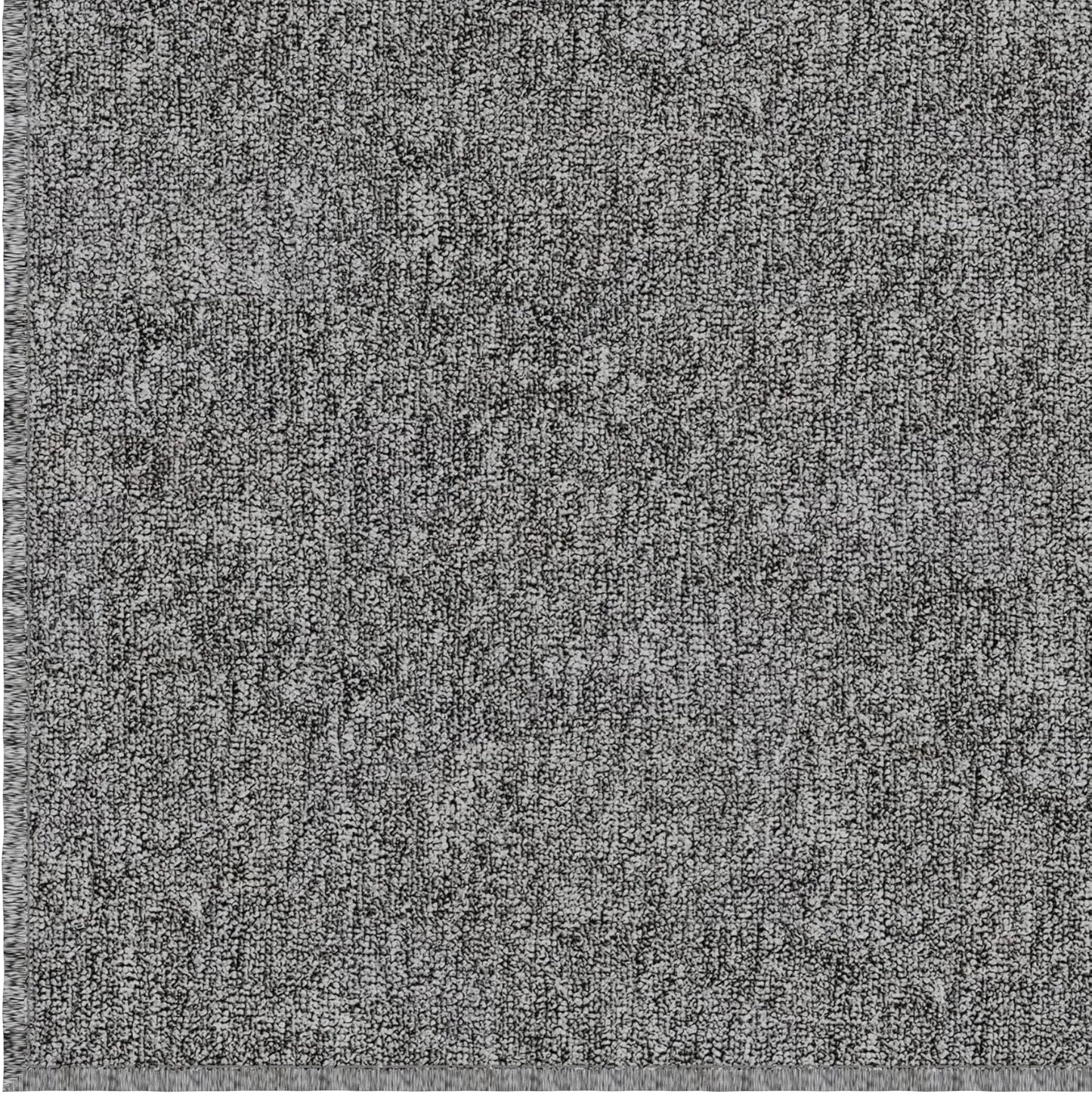 Ottomanson 20" x 59" Ultra-Thin Hallway Runner Rug - Durable Non-Slip Carpet for High-Traffic Areas - Fits Under Doors for Seamless Entry - Ideal for Kitchen, Entryway, Bedroom & Living Room, Gray