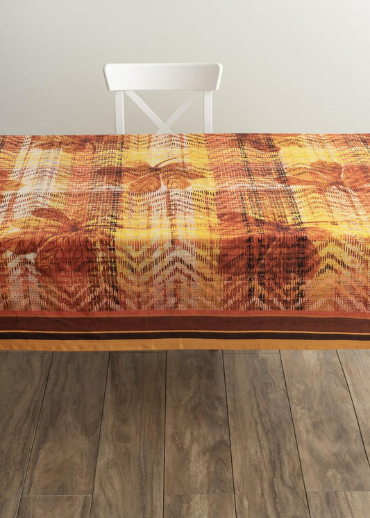 Maison d' Hermine Table Cloth Rectangle Table 100% Cotton 60 x 90 Inches Fall Tablecloth Reusable Everyday Use for Thanksgiving Christmas Decorations Dining Farmhouse Party (Thanksgiving Tartan)