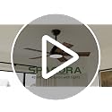 SPACORA 42 Inch Ceiling Fan with Light & Remote, Noiseless DC Motor, Indoor/Outdoor
