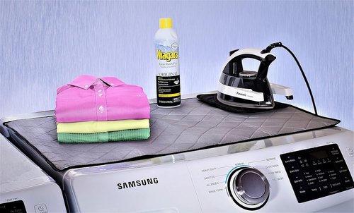 Handy Laundry Magnetic Ironing Mat - Transform Any Surface into an Ironing Board | Silicone, 19 x 28 Inches