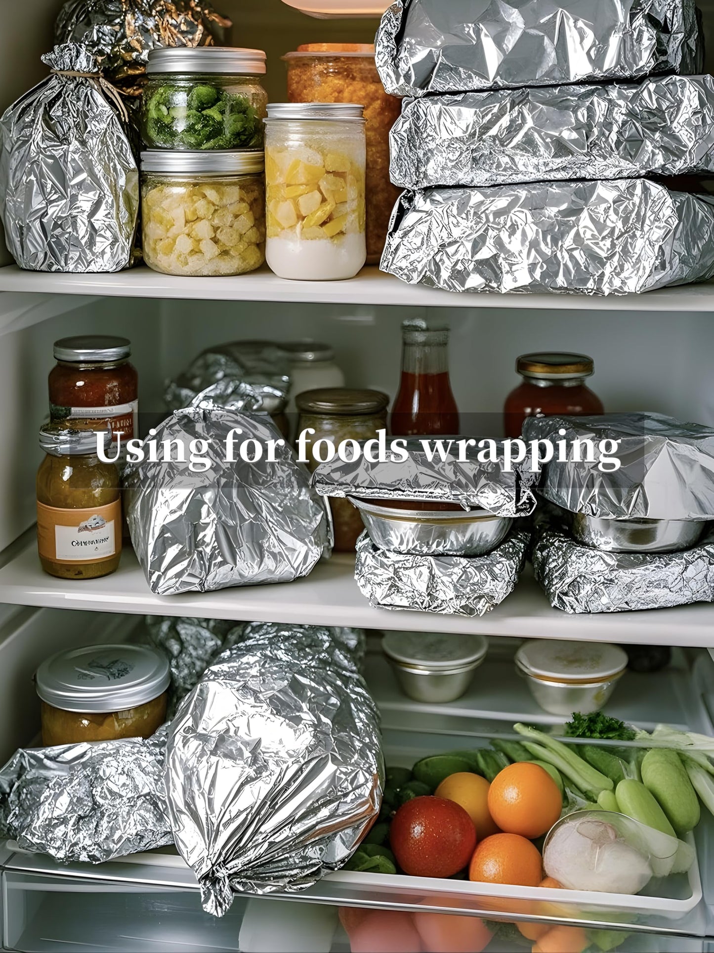 Miktomeh Standard Aluminum Foil 12" x 1000 Sq Ft - for Grilling, Baking & Cooking, Food Storage & Preservation, Commercial Use