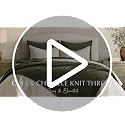 EverGrace Modern Checkered Chenille Throw Blanket - Olive Green 60x80