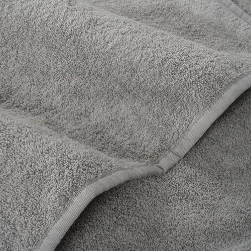 Cotton Paradise Lounge Chair Towel - Light Grey Chaise Lounge Pool Towel with Pocket | 32x86 in