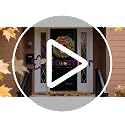 Red Fall Wreath for Front Door 24 Inch Autumn Rustic Thanksgiving Decor