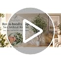 Lanlelin 7FT Artificial Olive Tree with Woven Basket for Indoor Decor