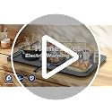 Gray 32x15 Inch Food Warming Mat - Rapid Heating, Adjustable Temp, Safe Silicone