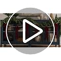 Burgundy Wine Red Velvet Bow & Pearl Garland Set - 2 x 7.2 Ft Christmas Decor