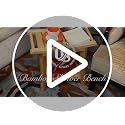 Small Natural Bamboo Shower Bench with Storage Shelf - 16x10x17 Inch