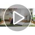 Lazyzizi Single 4-Inch Memory Foam Tri-Fold Folding Mattress with Breathable Bamboo Cover