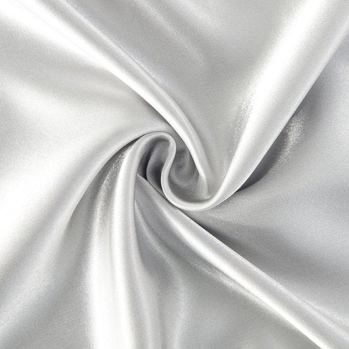 FLXXIE Satin Pillowcases - Luxury Soft Queen Size (20x30 Inches) for Hair & Skin Care | Silver Grey