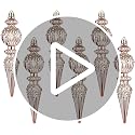 Munansli 6.7 Inch Rose Gold Christmas Ornaments Set, Shatterproof Holiday Ball Decorations