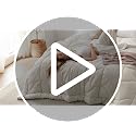 Bedsure King Comforter Linen All Season Down Alternative Duvet Insert