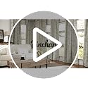 jinchan 50"W x 84"L Green Blackout Curtains Pack of 2 Woodland Back Tab