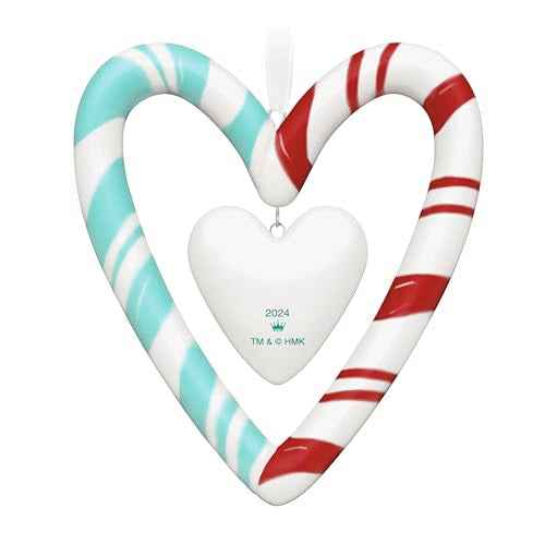 Hallmark Keepsake Christmas Ornament 2024, Hallmark Channel Spread the Love, Porcelain, Family Gifts