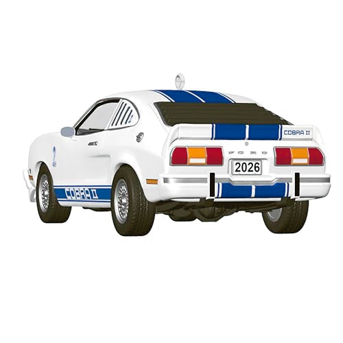 Hallmark Keepsake 1976 Ford Mustang Cobra II Christmas Ornament - Classic Car Decor
