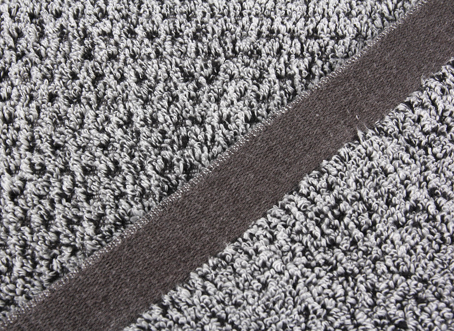 Everplush Diamond Jacquard Bath Sheet 2 Pack in Grey