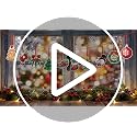 Amyhill 12-Pack Wooden Leaf Christmas Ornaments with Twine