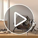 RUILALIFE 2-Tier-Vinyl-Record-Storage-Holder With Dividers, 200 LPs