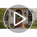 32-Inch Artificial Eucalyptus Wreath with Flowers for Front Door - White-Green, FOTEEWL