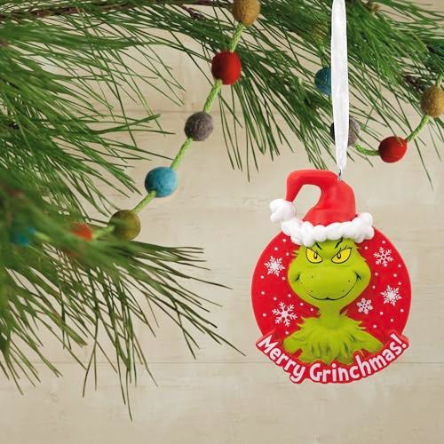 Hallmark Dr. Seuss How the Grinch Stole Christmas! Merry Grinchmas Ornament