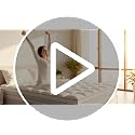 Easthome King Size Dual Layer 4-Inch Memory Foam Mattress Topper - White
