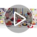 White Gold Festiva 200pcs Small Disposable Dessert Plates with Forks for Weddings & Parties