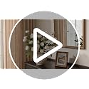 Artificial Peony Flower Stems 27 Inch Cream - 6 Pack for Vase Decor