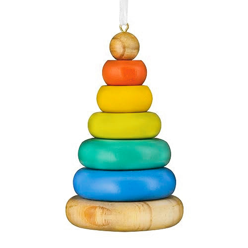 Hallmark Stacking Rings Baby Toy Christmas Ornament