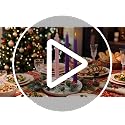 Vercraft Christmas Advent Candle Holder with 12 Taper Candles - Ceramic Holiday Decor