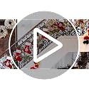 Aodaer 12 Pack Red and Black Buffalo Plaid Christmas Stockings 15 Inch Felt Reindeer Snowflake Pattern Holiday Decor