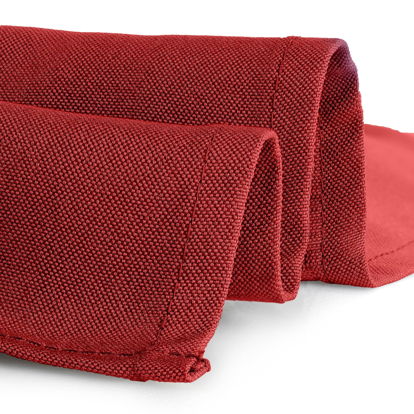 Gee Di Moda Rectangle Tablecloth - 90 x 132 Inch Red Table Cloth for 6 Foot Tables with Floor-Length Drop - Heavy Duty Washable Fabric for Holiday Party, Dinner, Weddings & Baby Shower