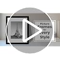 Upsimples 12x18 Black Picture Frame Set of 5 - Gallery Wall Collage Frames