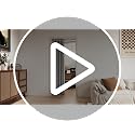 Grayish White Fabric Vertical Blackout Shades for Sliding Doors - 100"W x 84"L, 1 Panel