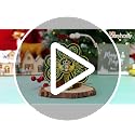 Irish Celtic Christmas Ornament with Shamrock and Knotwork - Handmade Irish Holiday Decoration