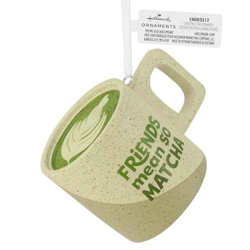Hallmark Matcha Mug Christmas Ornament