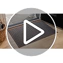 Gorilla Grip HydroAbsorb Door Mat - Black, 35x23 Inches, Indoor Outdoor