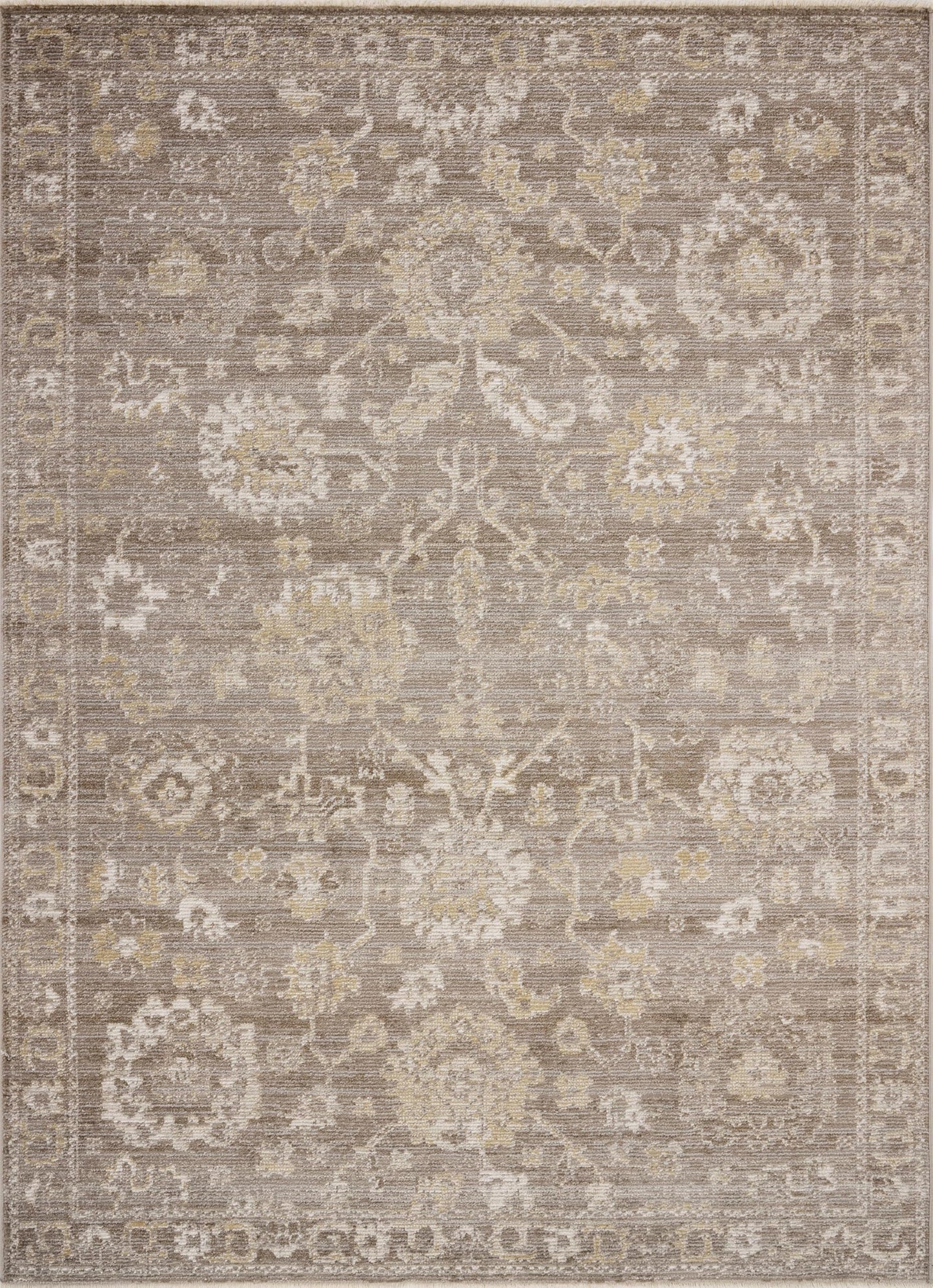 Loloi Magnolia Home by Joanna Gaines Pace Collection PAC-03 Taupe/Wheat 2'-3" x 3'-10" Accent Rug
