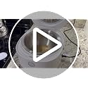 Mini Stainless Steel Rice Cooker 5 Cup Uncooked, 10 Cup Cooked with Timer - Warm White