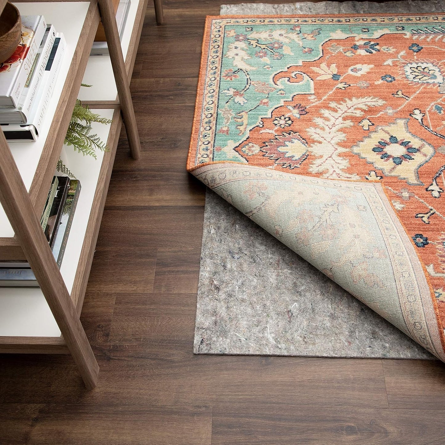 Mohawk Home Non-Slip Rug Pad - 1/4" Thick Felt & Latex Gripper for Hardwood & Tile Floors - 8' x 10'