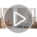Natural Linen Blackout Curtains 40W x 95L Pack of 2 Pinch Pleated Room Darkening