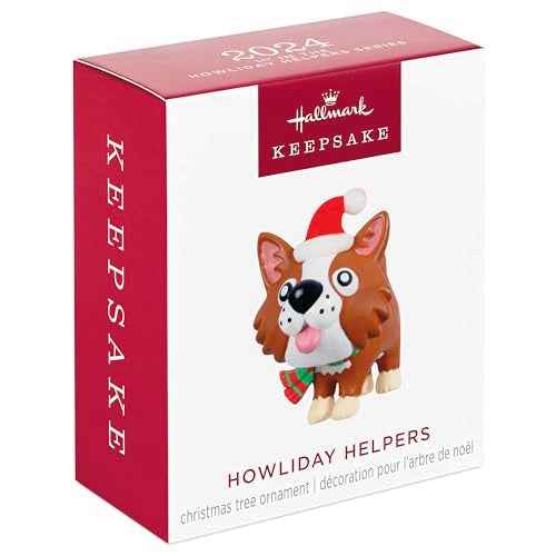 Hallmark Keepsake 1.09" Mini Christmas Ornament 2024, Howliday Helpers, Gifts for Animal Lovers