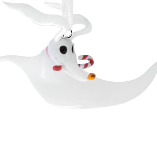Hallmark Nightmare Before Christmas Zero with Candy Cane Christmas Ornament